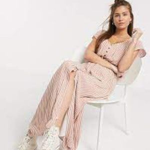 American Eagle Maxi Dress in Stripe SIZE MEDIUM